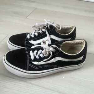 Vans Black and White Women's Sneakers